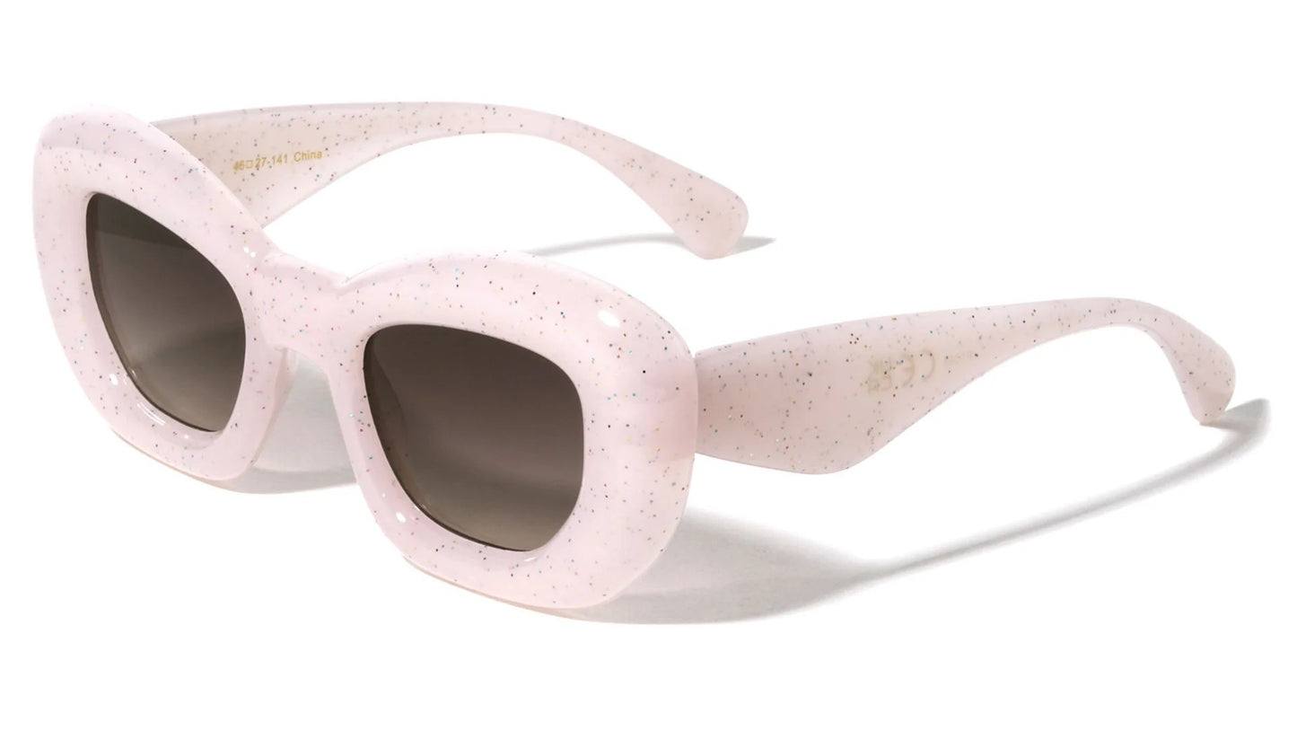 Glitter Frame Cat Eye Sunglasses p1048