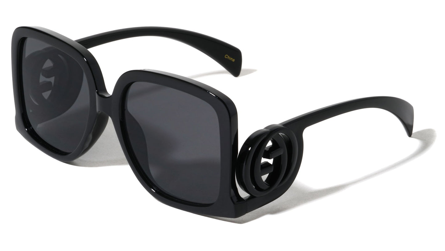 Oversized Butterfly Frame Sunglasses p1031