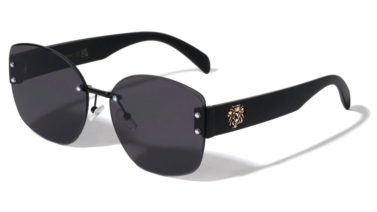 Lion Rimless Butterfly Sunglasses lh-m7841