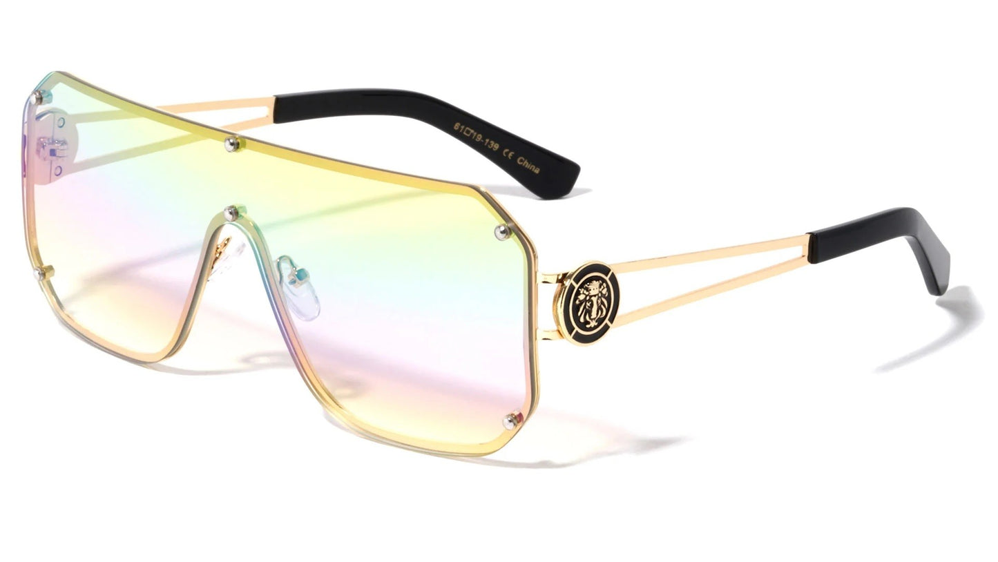 Lion Rimless Shield Sunglasses lh-m7820