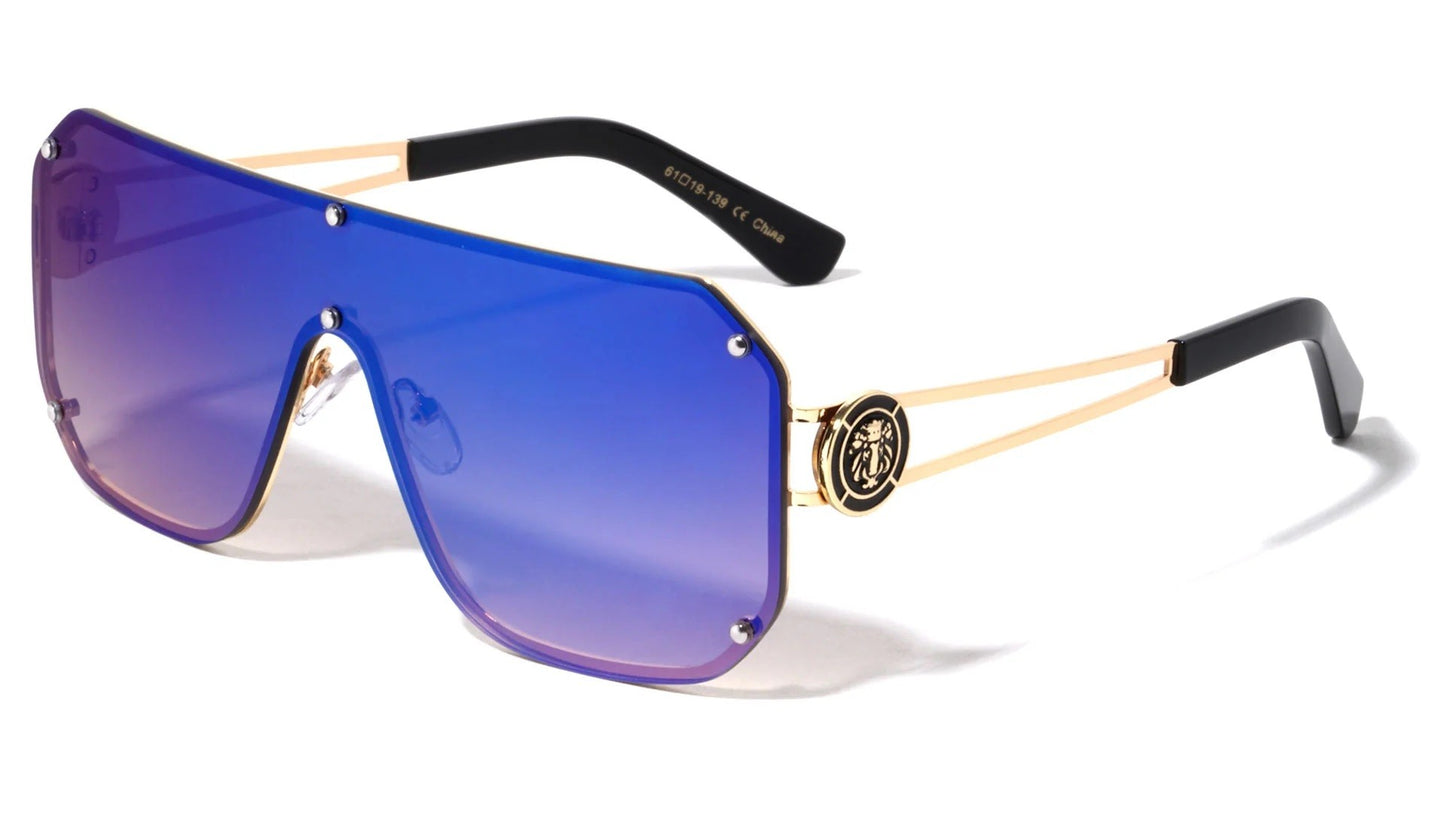 Lion Rimless Shield Sunglasses lh-m7820