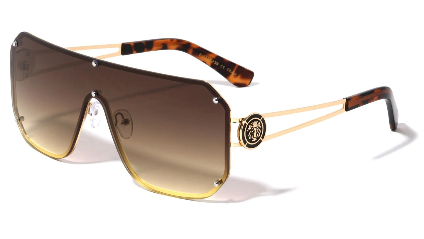 Lion Rimless Shield Sunglasses lh-m7820
