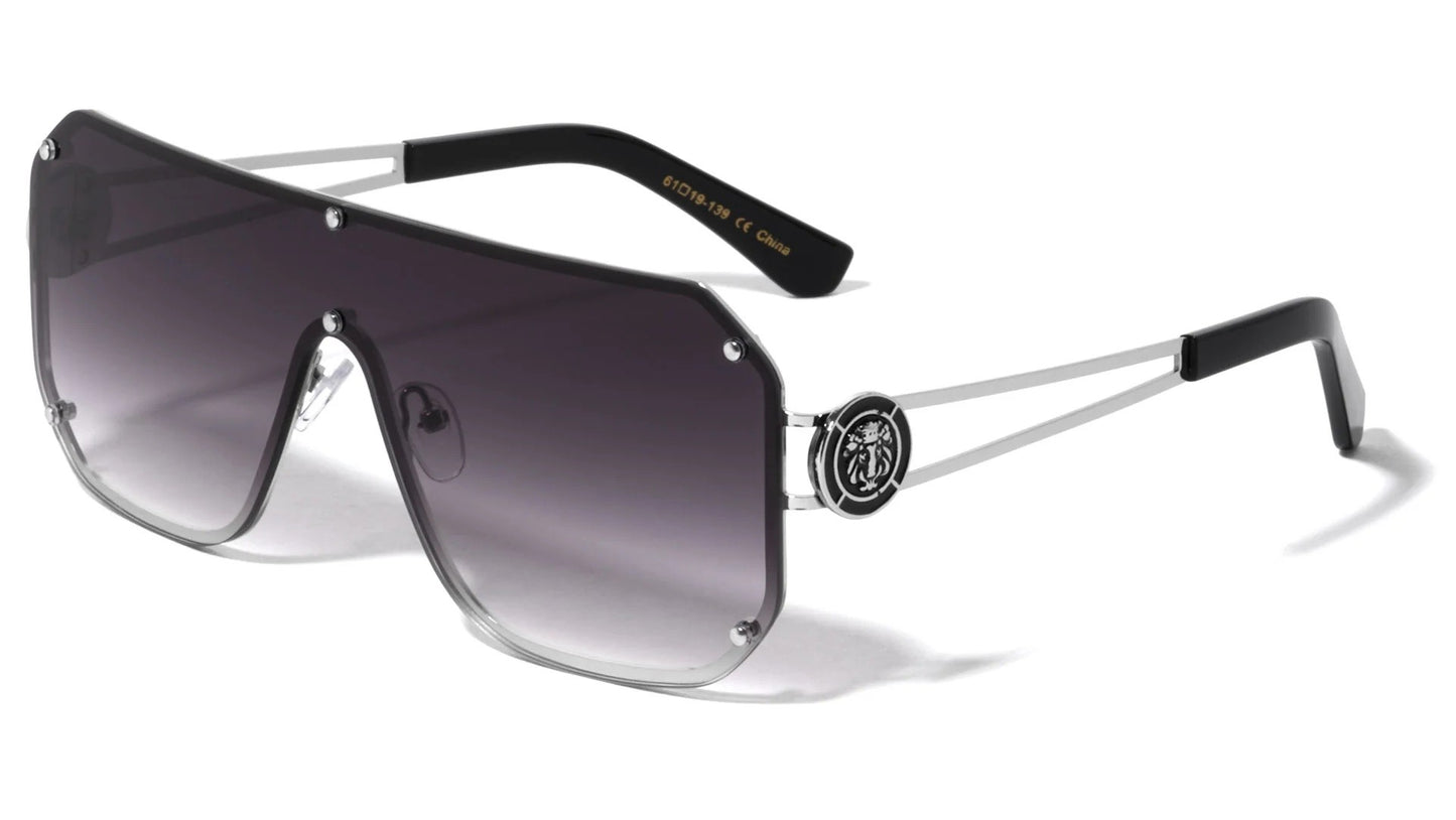 Lion Rimless Shield Sunglasses lh-m7820