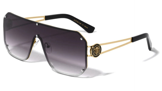 Lion Rimless Shield Sunglasses lh-m7820