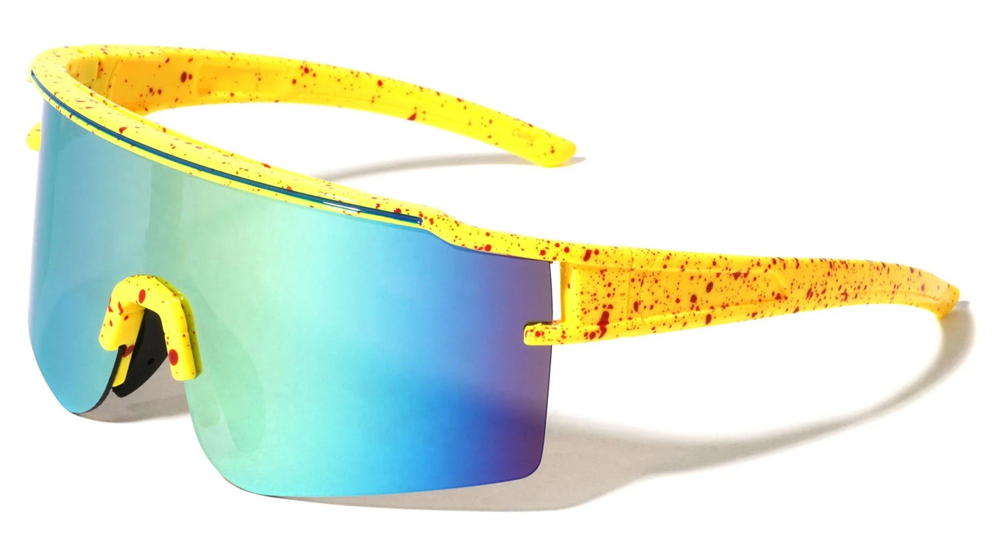 Semi Rimless Shield Sunglasses bp0242-cm