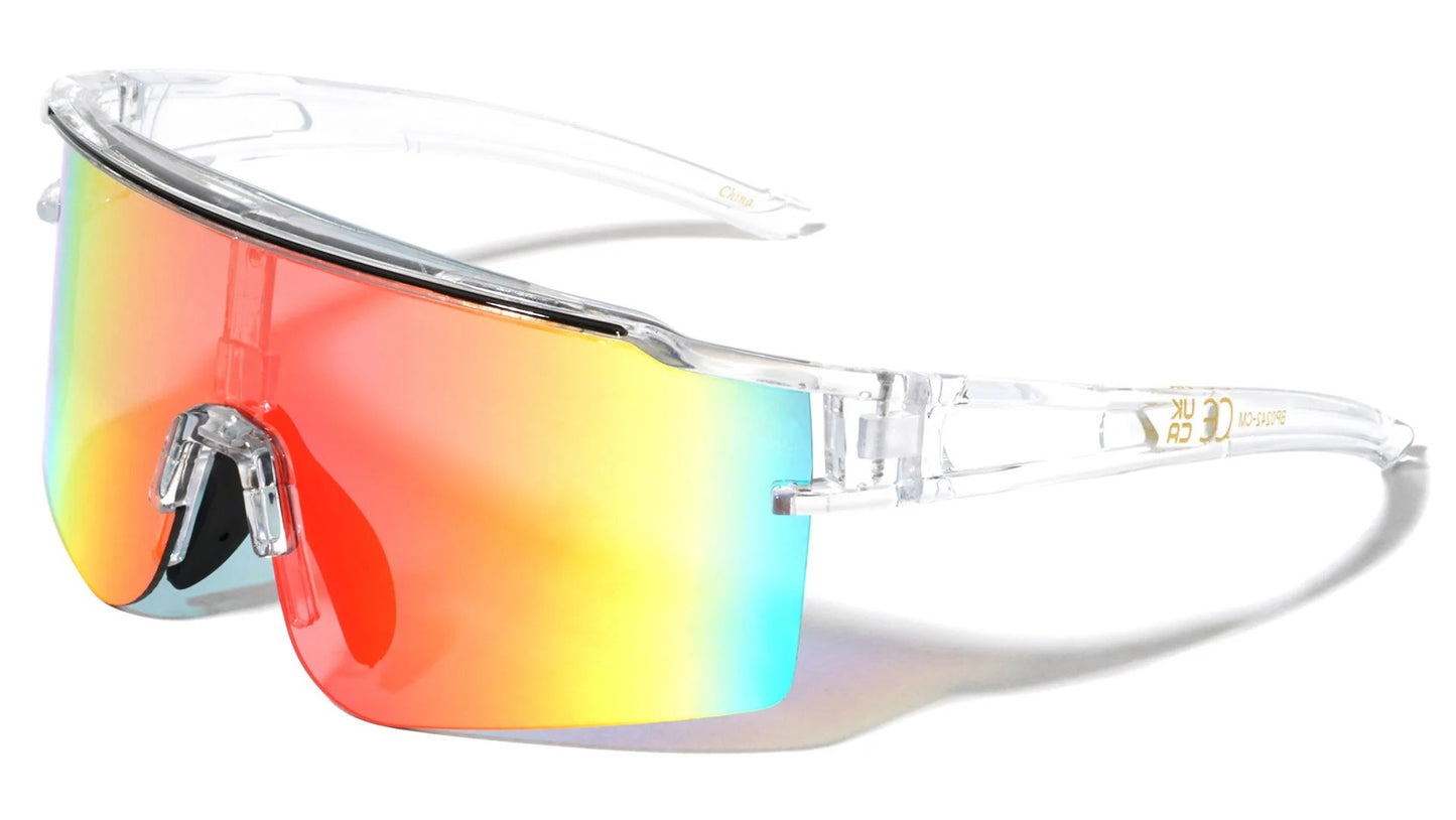 Semi Rimless Shield Sunglasses bp0242-cm
