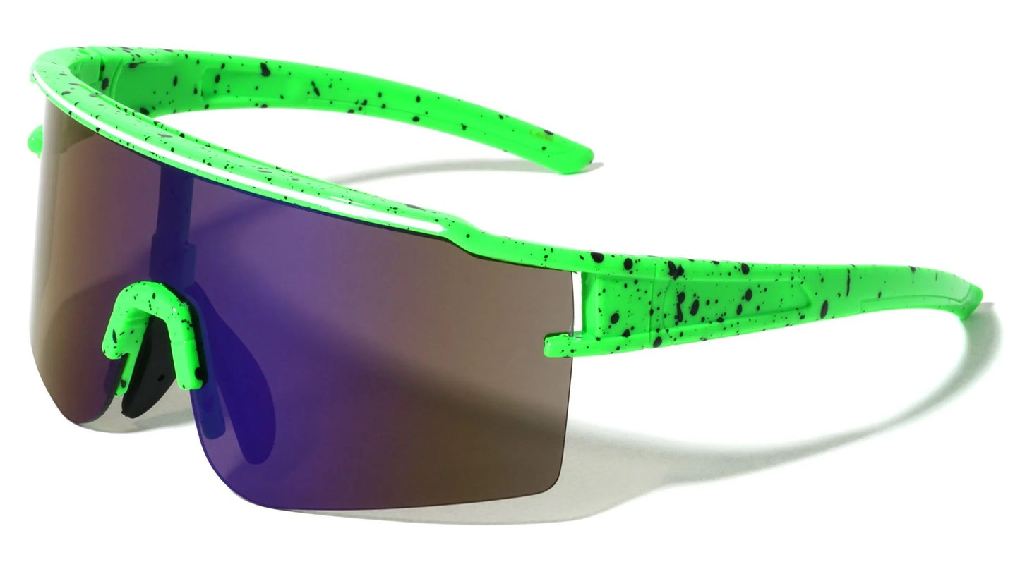 Semi Rimless Shield Sunglasses bp0242-cm