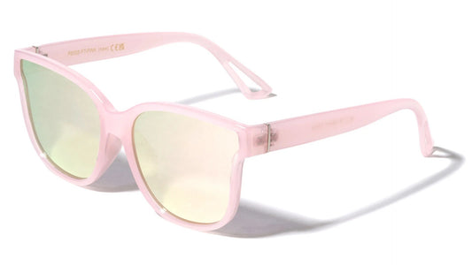 Retro Rose Gold Flat Lens Frame p6202-ft-pink