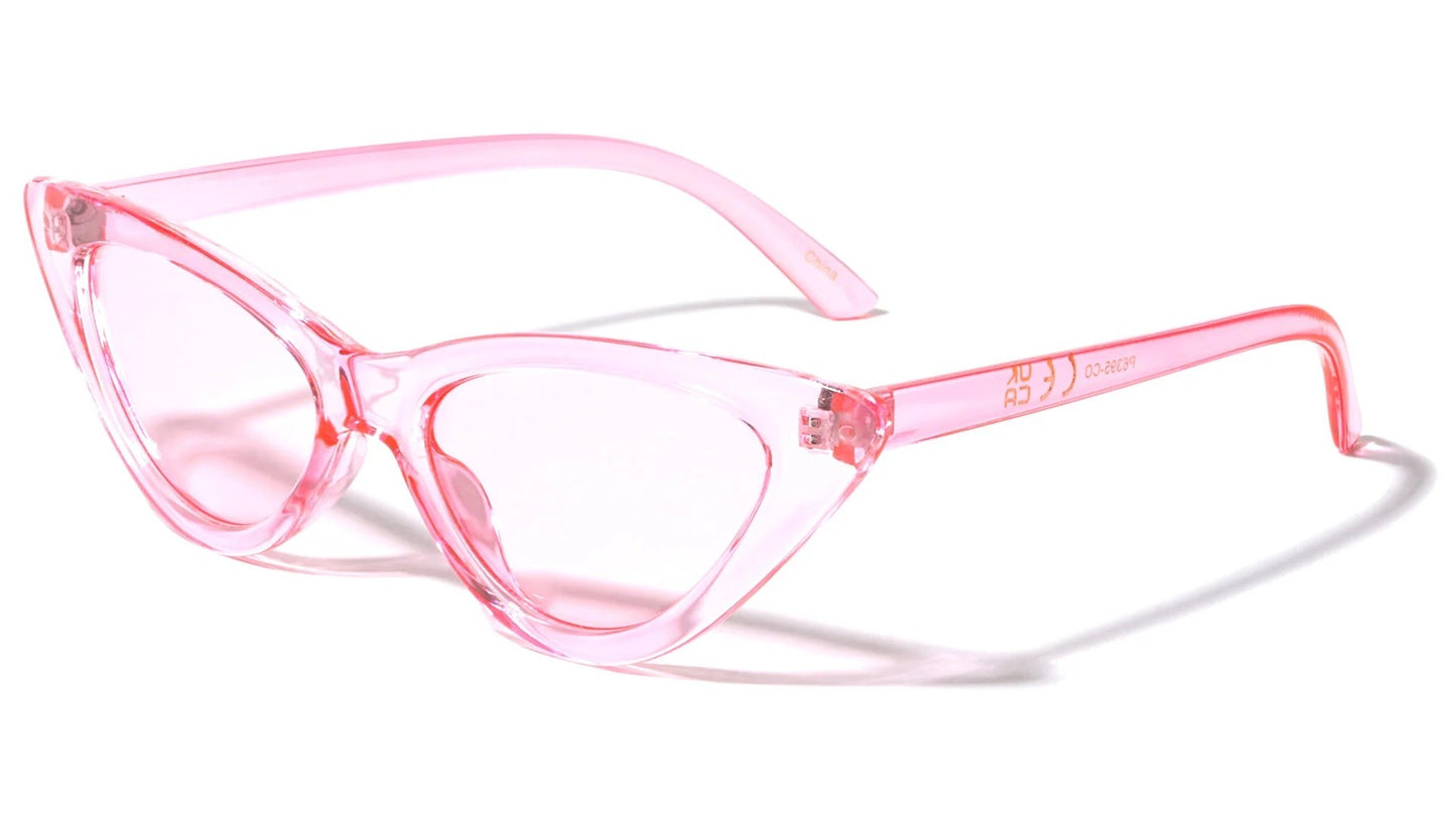 Crystal Color Cat Eye Sunglasses p6395-co