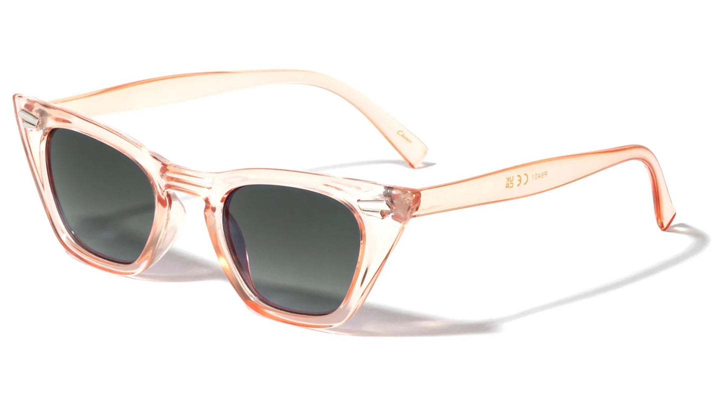 Thin Sharp Cat Eye Sunglasses p6401