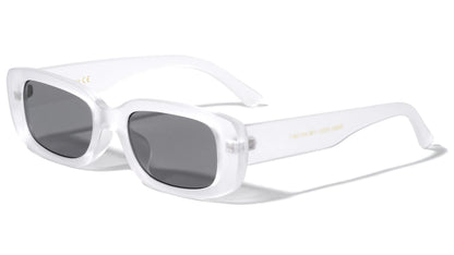 Thick Rim Round Rectangle Sunglasses p6634