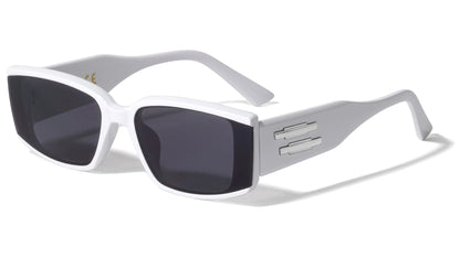 Rectangle Thick Temple Sunglasses p6680