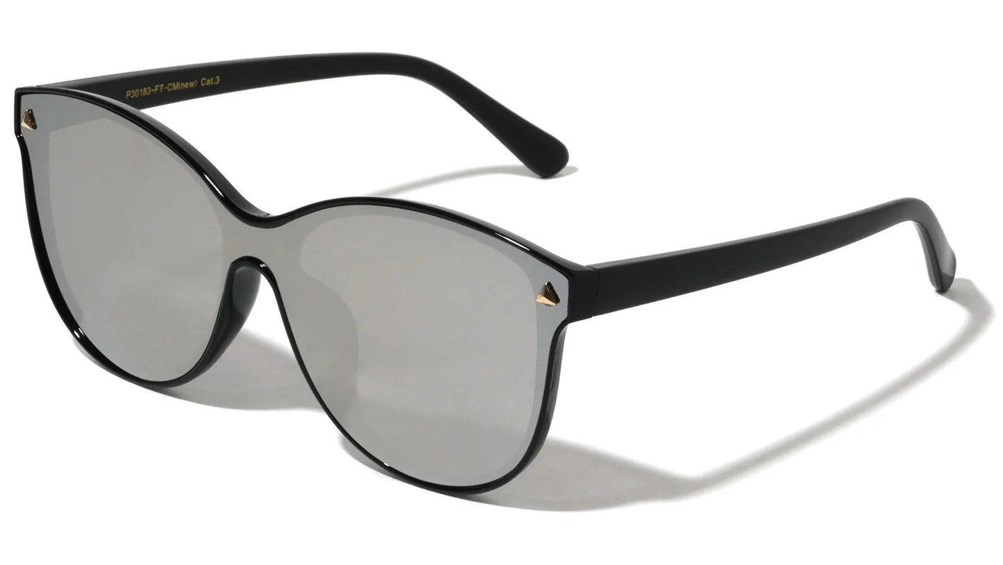 One Piece Flat Color Mirror Lens p30183-ft-cm