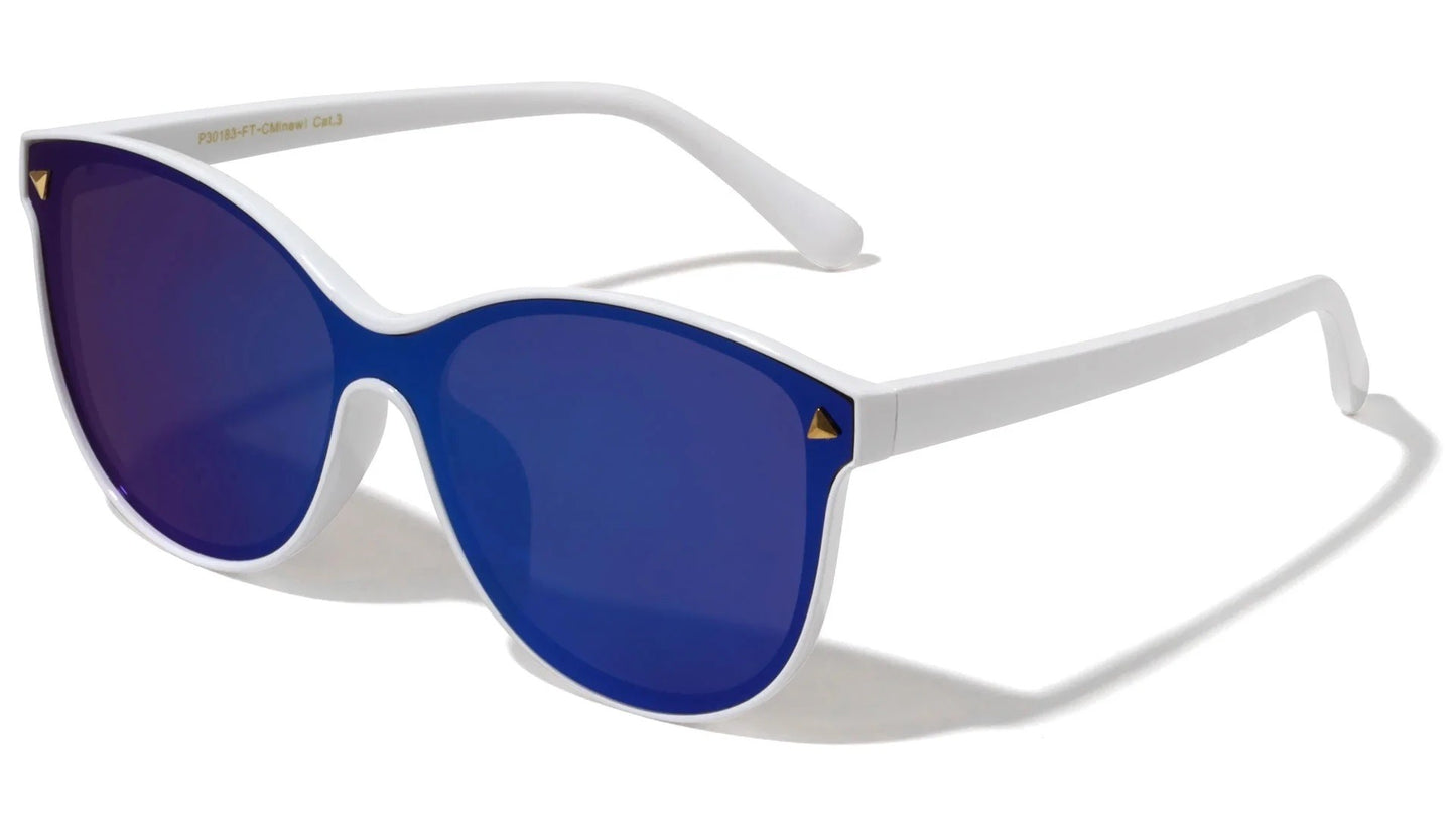 One Piece Flat Color Mirror Lens p30183-ft-cm