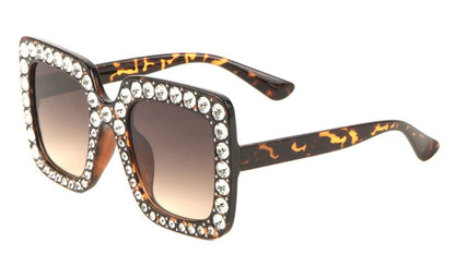 Rhinestoned Butterfly Sunglasses rh-3219