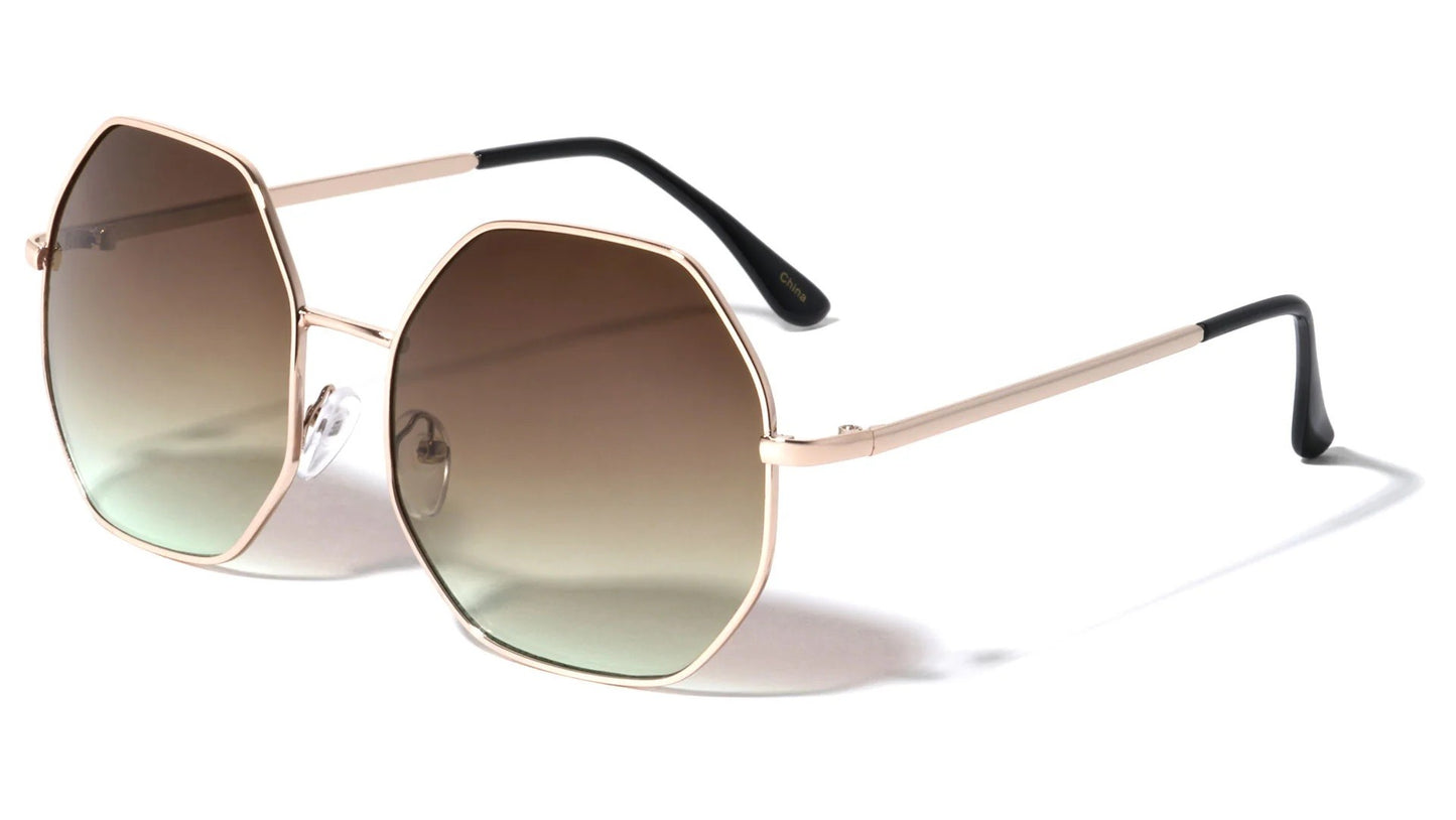 Thin Rim Octagon Sunglasses m10259