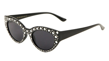 Retro Rhinestone Cat Eye Sunglasses rh-3230