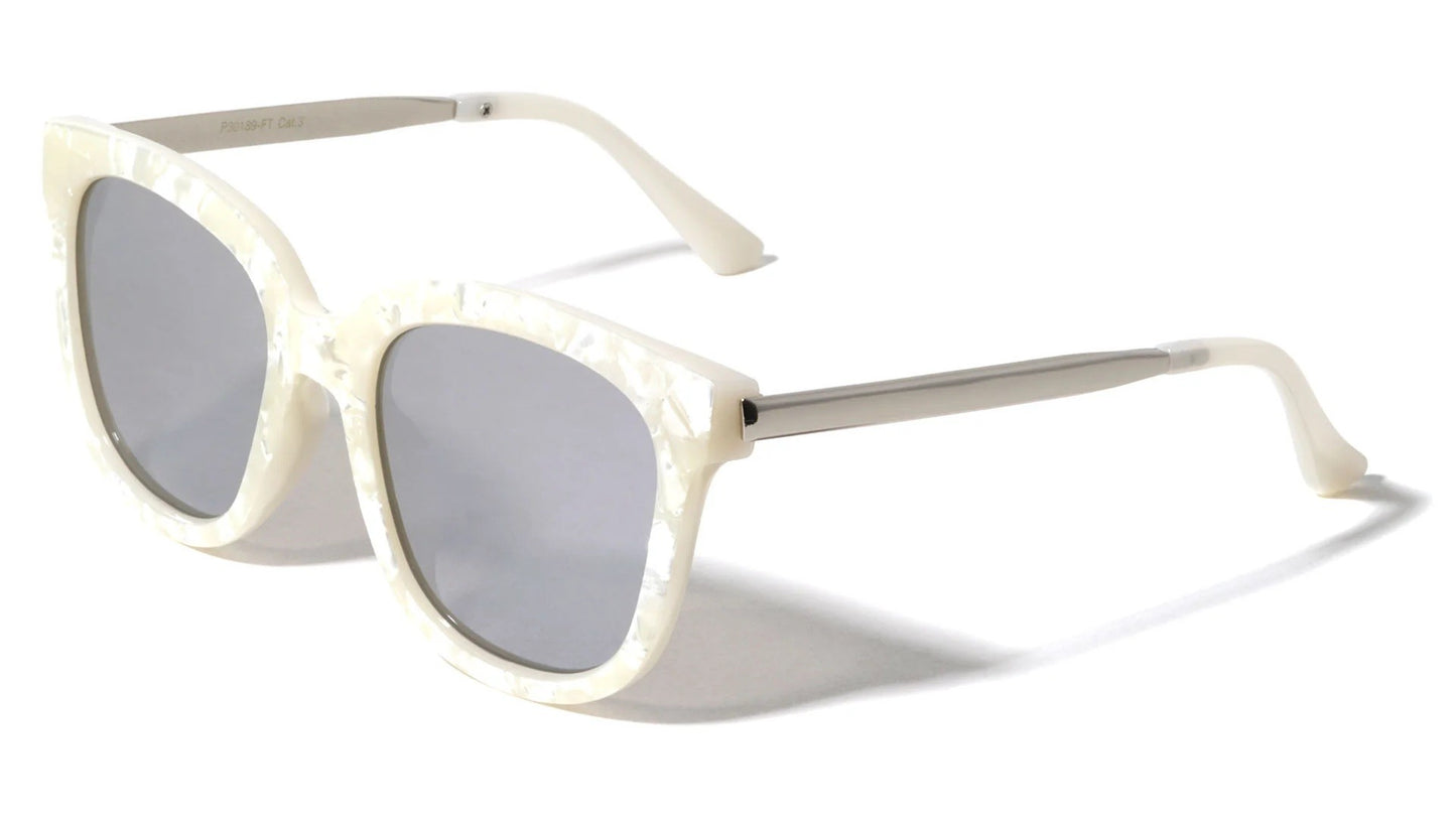 Retro Flat Lens Sunglasses p30189-ft