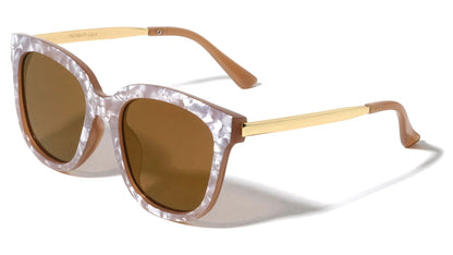 Retro Flat Lens Sunglasses p30189-ft