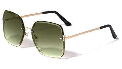 Rhinestone Butterfly Frame Sunglasses rh-7070