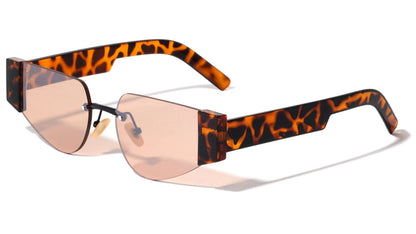 Rimless Cat Eye Geometric Frame p30445