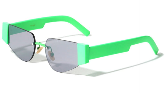 Rimless Cat Eye Geometric Frame p30445