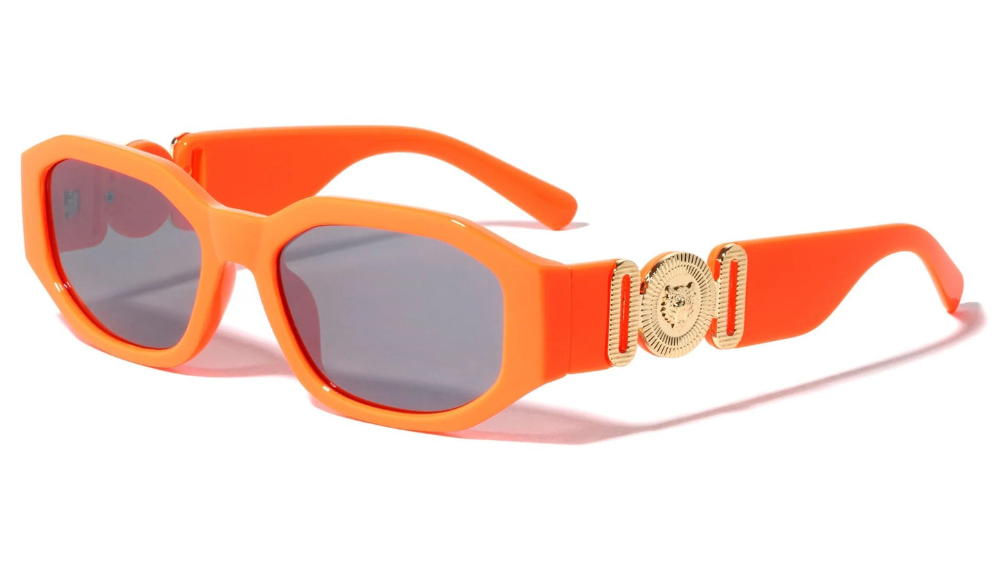 Rectangle Neon Frame Sunglasses p30344-neon