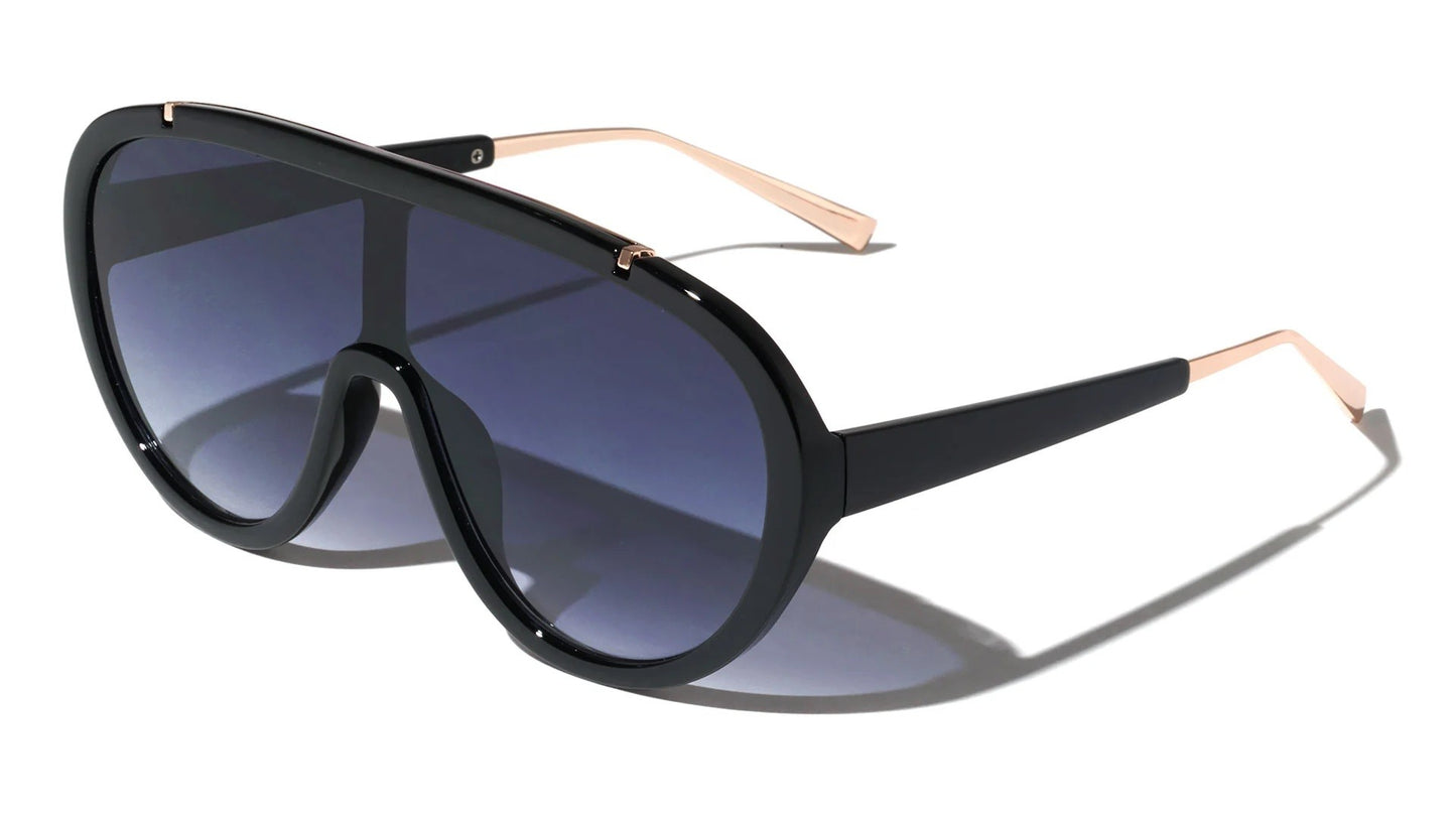 Rounded Shield Sunglasses p30359