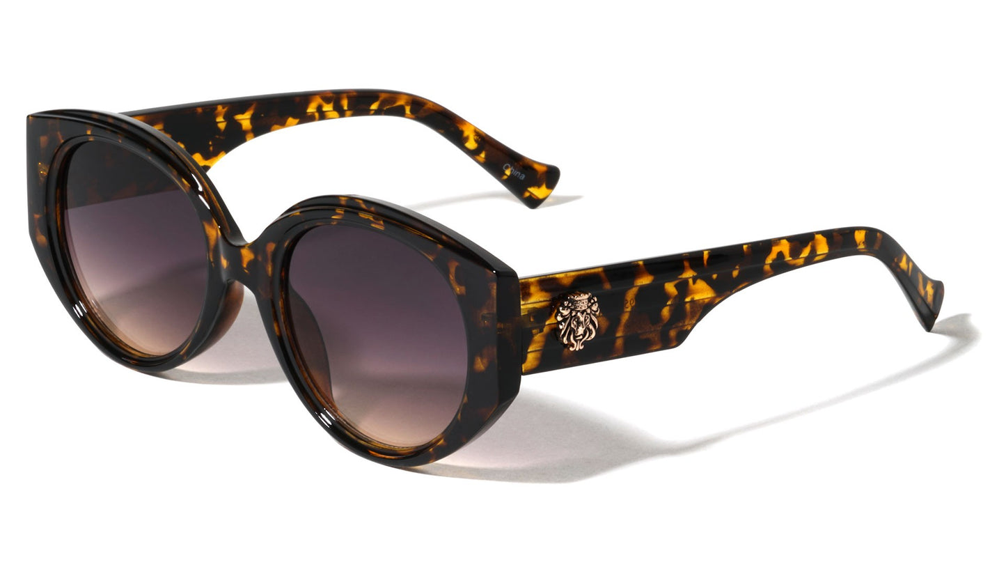 Lion Fashion Cateye Sunglasses lh-p4095