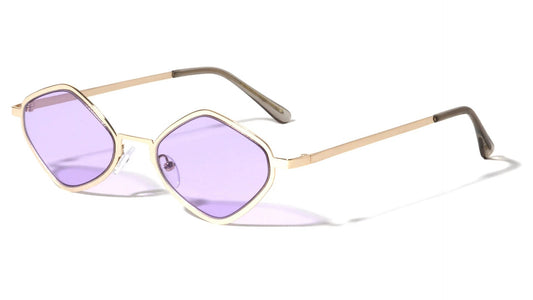 Diamond Frame Color Lens Sunglasses m10615-co