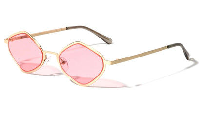 Diamond Frame Color Lens Sunglasses m10615-co