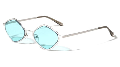 Diamond Frame Color Lens Sunglasses m10615-co