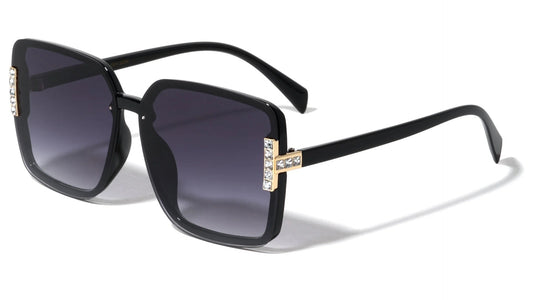 Rhinestone Butterfly Frame Sunglasses rh-3256