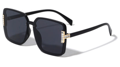 Rhinestone Butterfly Frame Sunglasses rh-3256