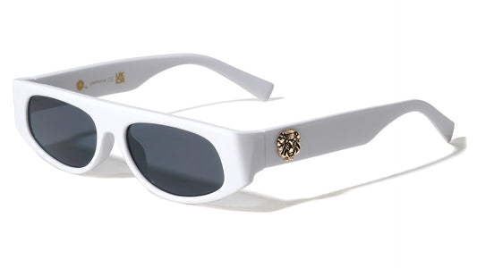 Lion Head Oval Sunglasses lh-p4114