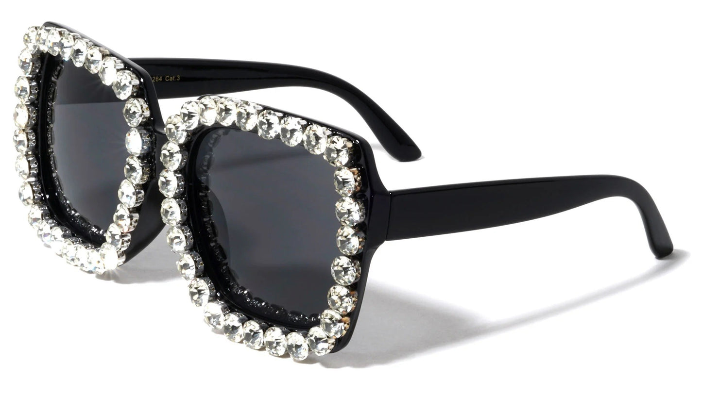 Rhinestone Butterfly Decorated Frame rh-3264