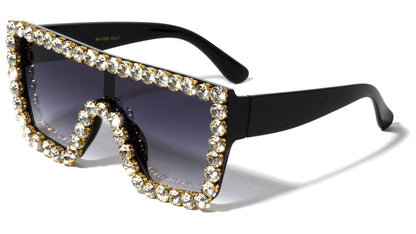 Rhinestone Oversized Square Frame rh-3265