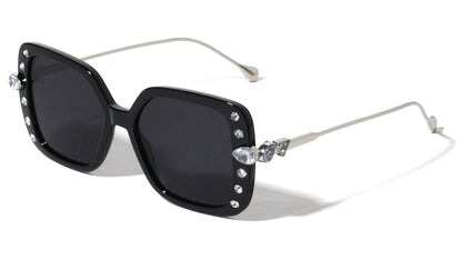 Rhinestone Squared Butterfly Frame rh-3268