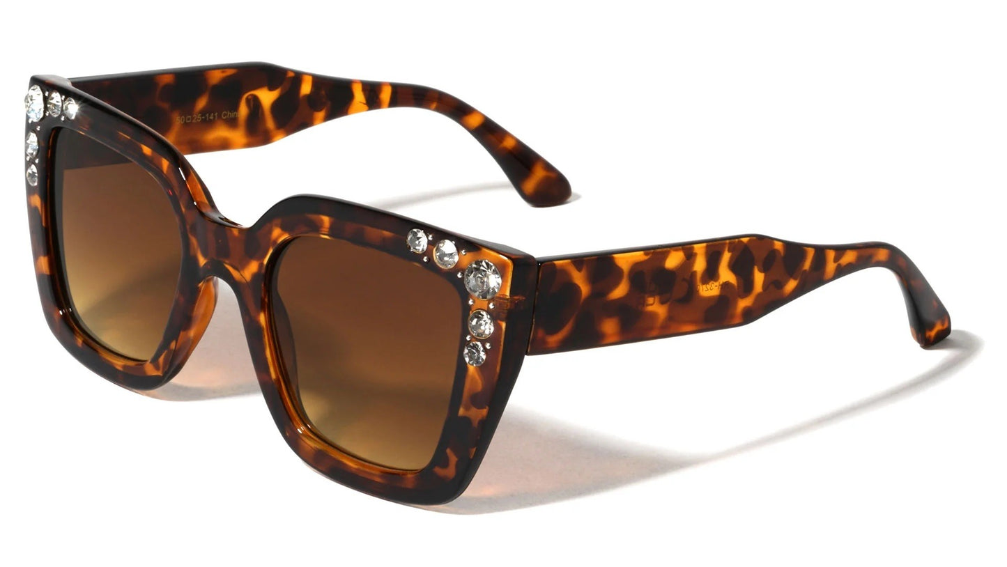 Rhinestone Cat Eye Sunglasses rh-3270