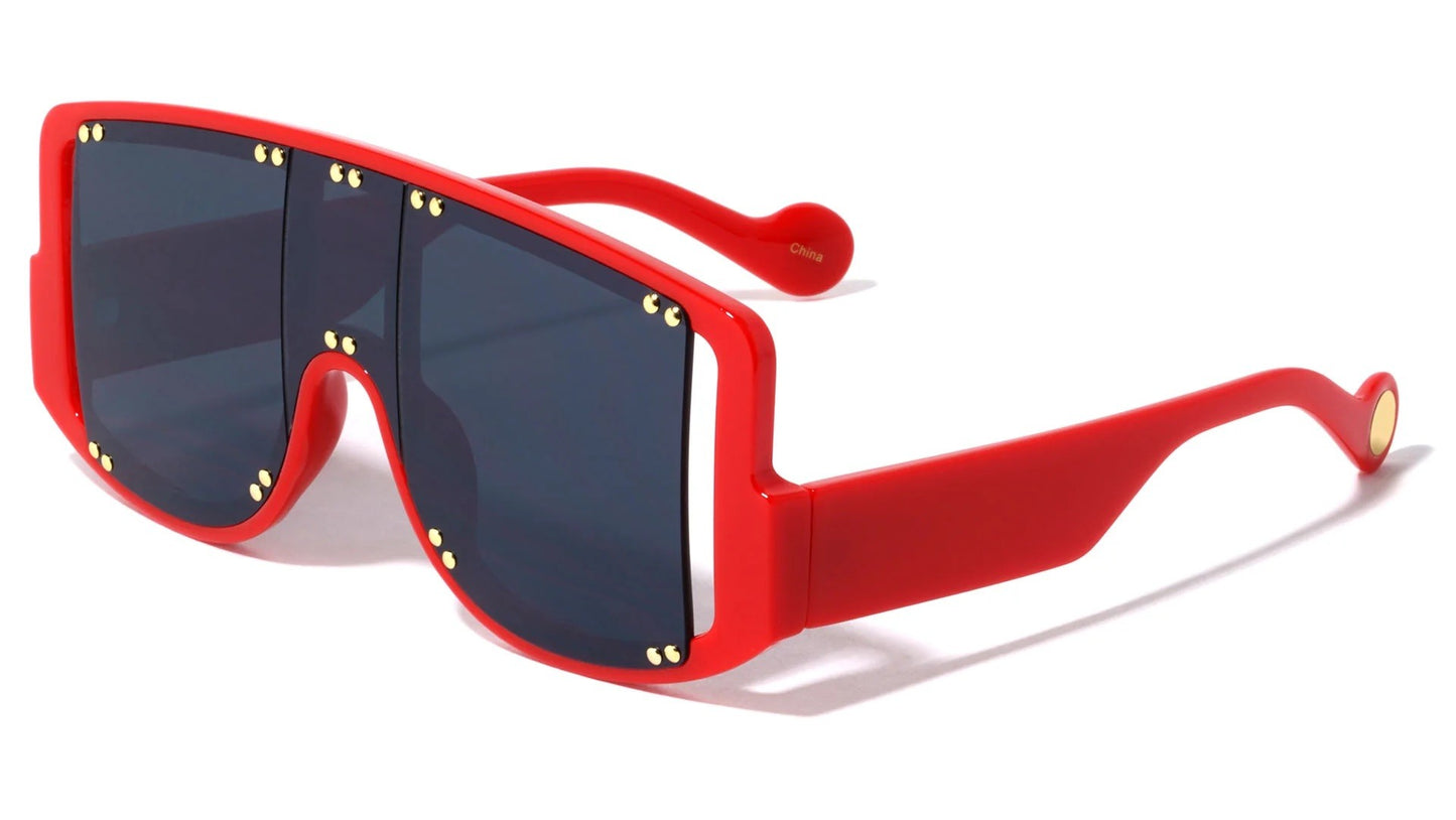 Oversized 3 Piece Lens Sunglasses p30415