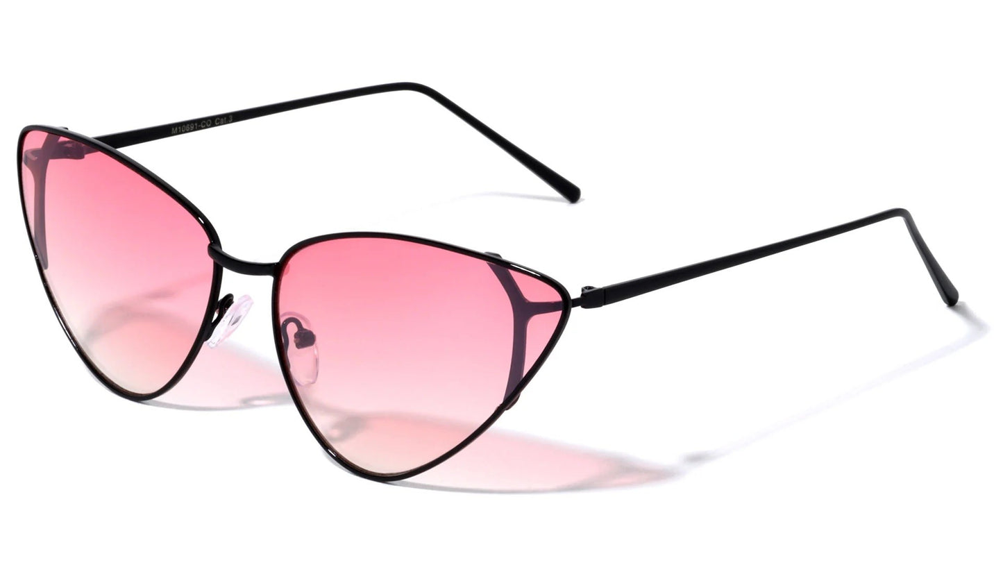 Metallic Cateye  Color Lens Shades m10691-co