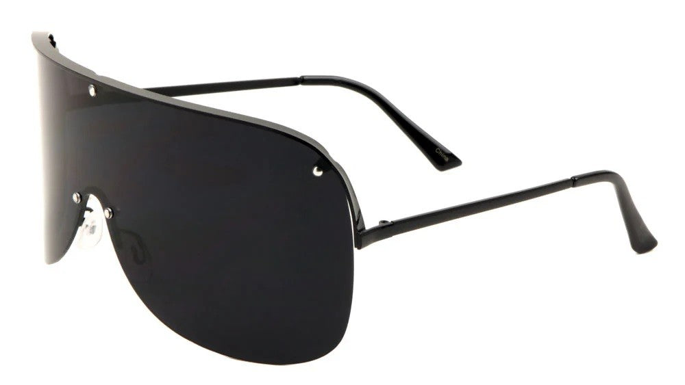 Metallic Shield Sunglasses  m10712