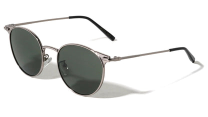 Metallic Retro Round Sunglasses m10701