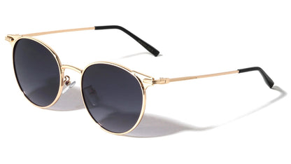 Metallic Retro Round Sunglasses m10701