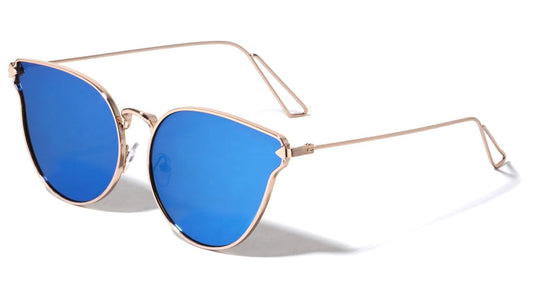 Metallic Cat Eye Frame Sunglasses m10214-ft
