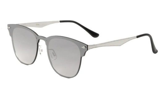 Metallic One Piece Lens Sunglasses M10518