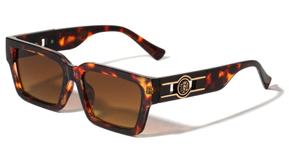 Lion Retro Fashion Square Sunglasses lh-p4116
