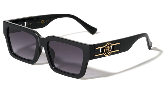 Lion Retro Fashion Square Sunglasses lh-p4116