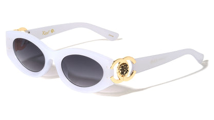Lion Oval Cateye Sunglasses lh-p4121