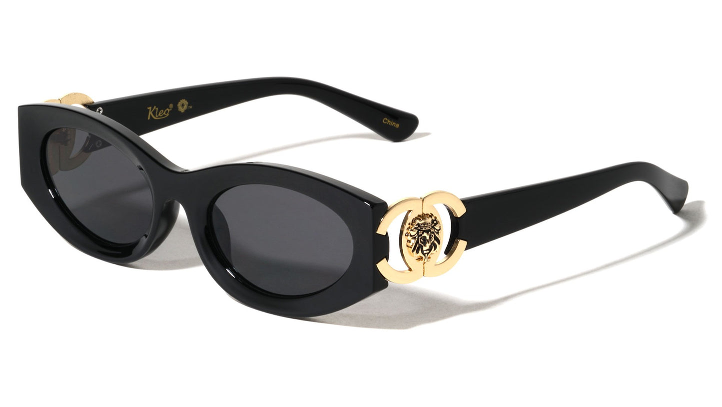 Lion Oval Cateye Sunglasses lh-p4121